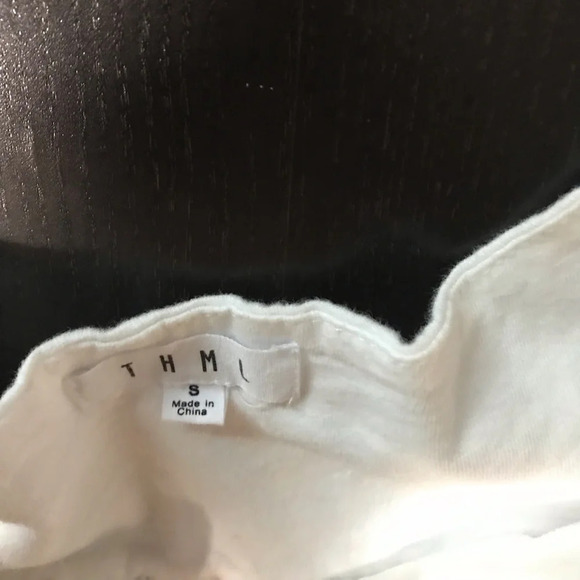 THML Embroidered Fringe Short Sleeve Top size S - Picture 10 of 11